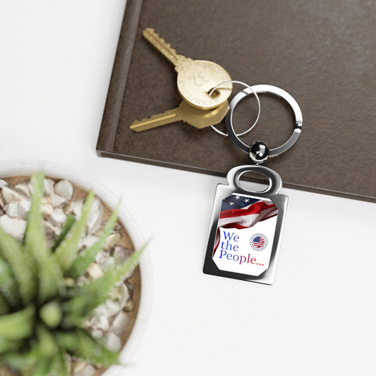 We the People Keyring